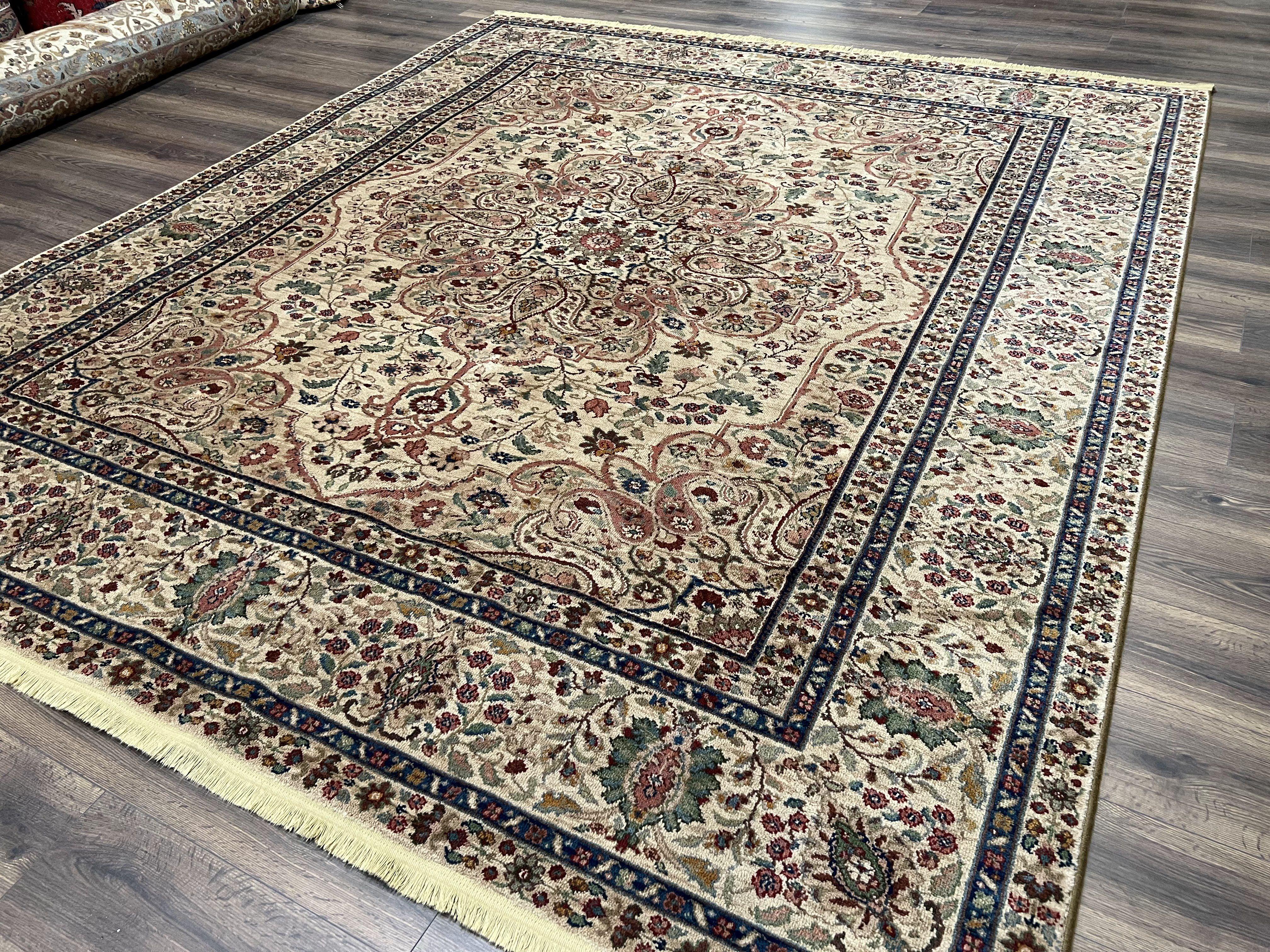 8.8 x 10 Karastan Tabriz Medallion Rug #900-909, Karastan Samovar Rug, Vintage Karastan Carpet, Discontinued Karastan Wool Rug, Vintage Rug - Jewel Rugs