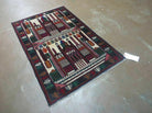 3' X 4' Vintage Hand Made Afghan Balouch Tribal Wool Pictorial Rug # 055 - Jewel Rugs