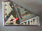 2' X 2'6" Handmade Afghan Balouch Tribal Wool War Rug Gun Tank Helicopter # 158 - Jewel Rugs