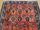 4 x 8 Handmade Baluch Afghan Turkoman Tribal Wool Rug Organic Dyes 8x4 Carpet - Jewel Rugs