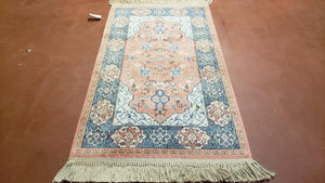 3x5 Karastan Rug, 2.10 x 5 Karastan Carpet Bergama Design #737, Vintage Karastan Wool Area Rug, Small Karastan Rug - Jewel Rugs