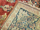 9' X 12' Authentic Antique Oriental Floral Red Allover Medallion Wool Rug Beauty - Jewel Rugs