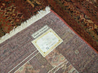 8' x 11' 7" Hand Finished Couristan Modern Contemporary Wool Rug Belgium Brown - Jewel Rugs