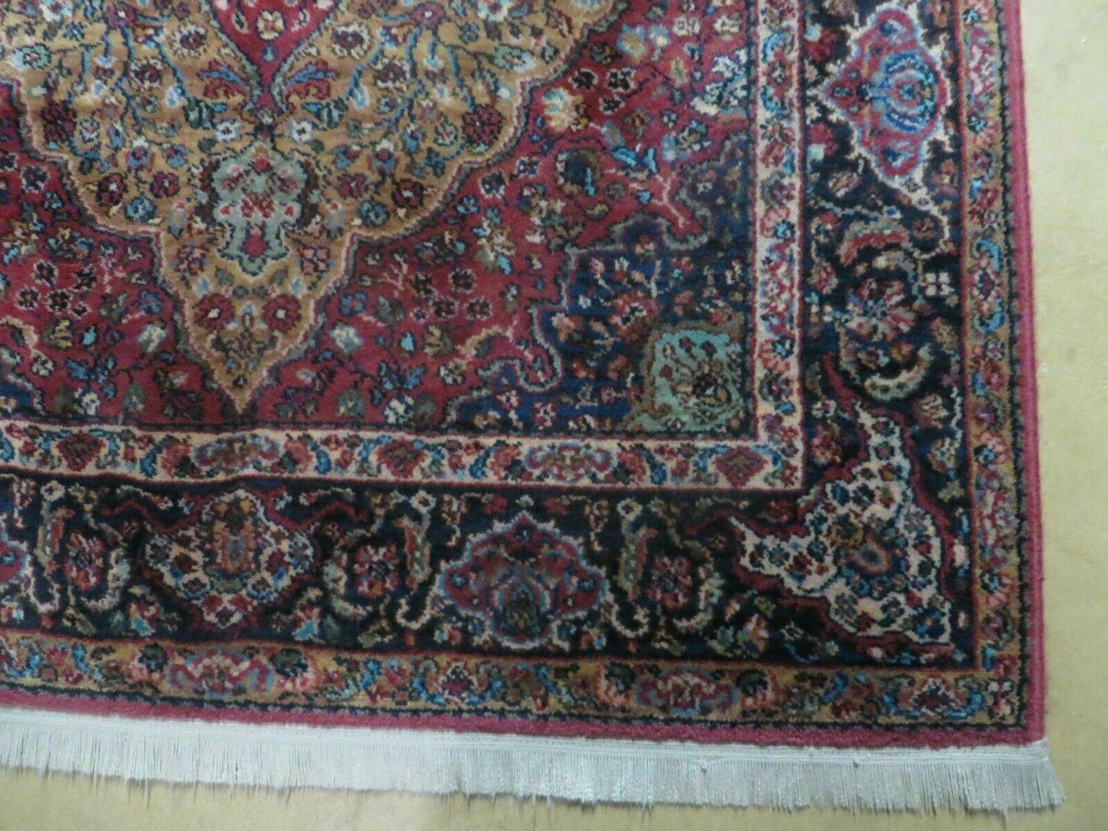 4' 3" X 6' Karastan Medallion Kirman Pattern # 700-718 Wool Rug USA Beauty - Jewel Rugs