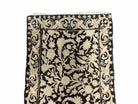 2x4 Tibetan Rug Vintage Rug Nepal Rug Floral Allover Pattern Brown and Tan Rug - Jewel Rugs