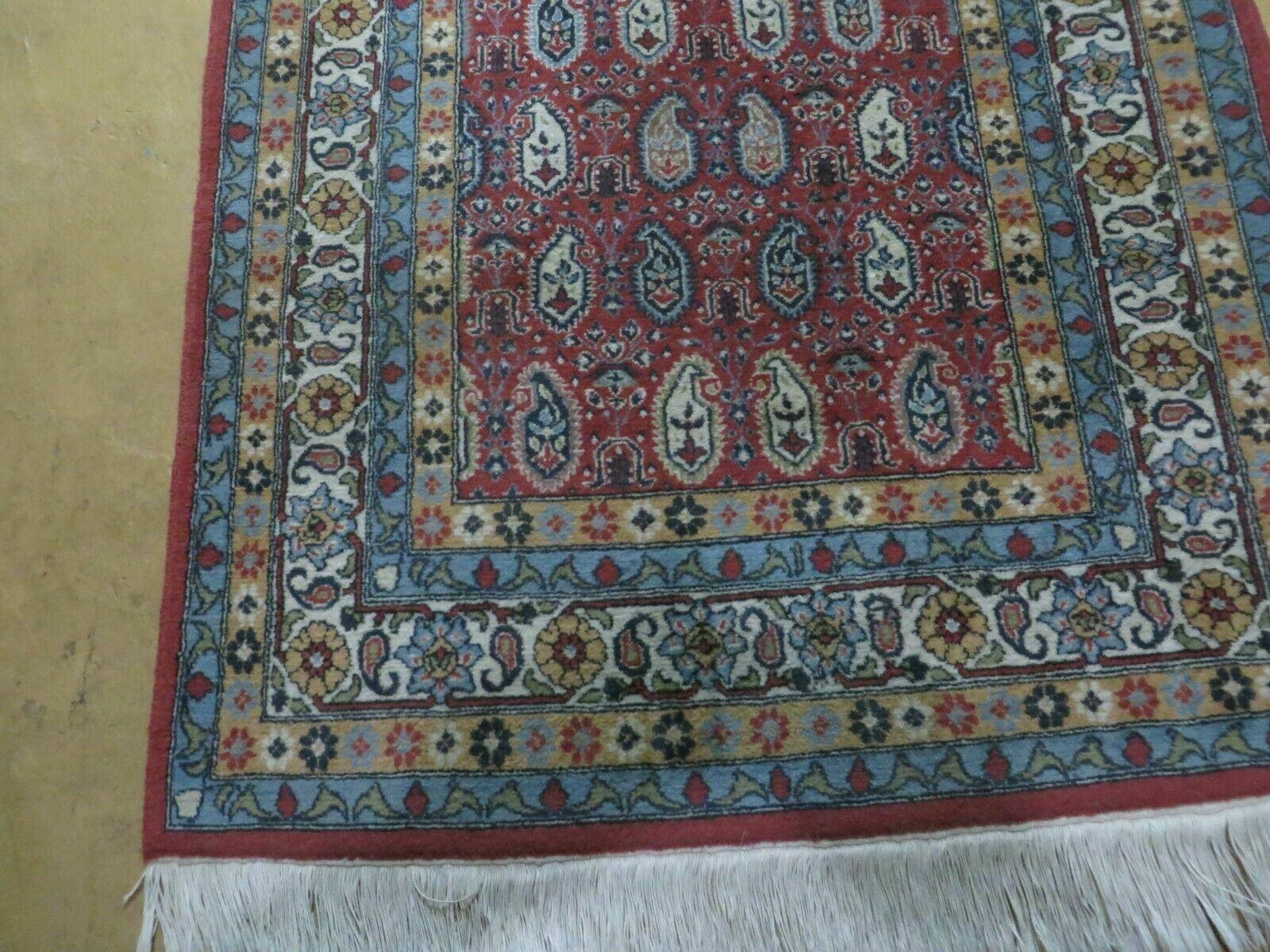 3' X 14' Vintage Fine Turkish Paisley Handmade Wool Runner Rug Nice - Jewel Rugs