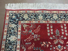 4' X 6' Vintage Fine Handmade Indian Wool Rug Carpet Vegetable Dyes Red Nice - Jewel Rugs