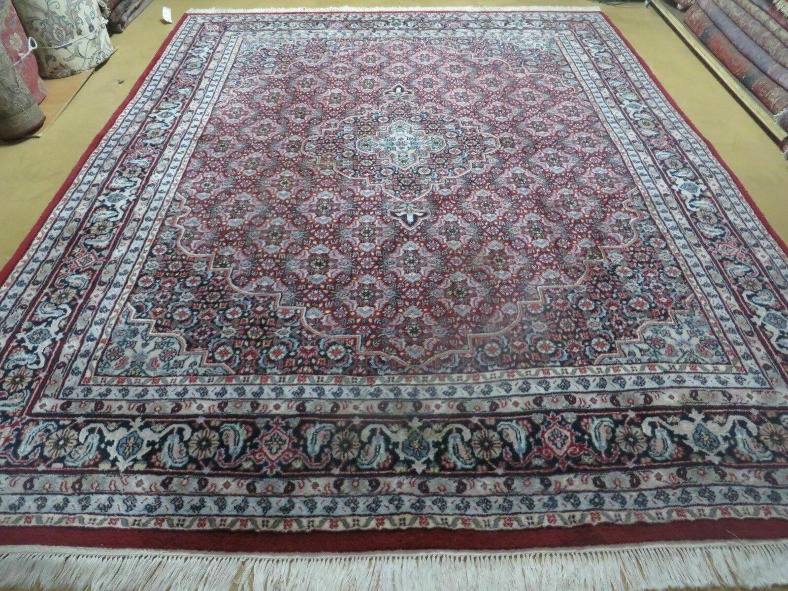 8' X 10' Vintage Fine Handmade Indian Amritsar Wool Rug Detailed Nice - Jewel Rugs