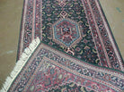 2'9" X 10' Vintage Handmade India Floral Oriental Wool Rug Vegetable Dyes Runner # 838 - Jewel Rugs