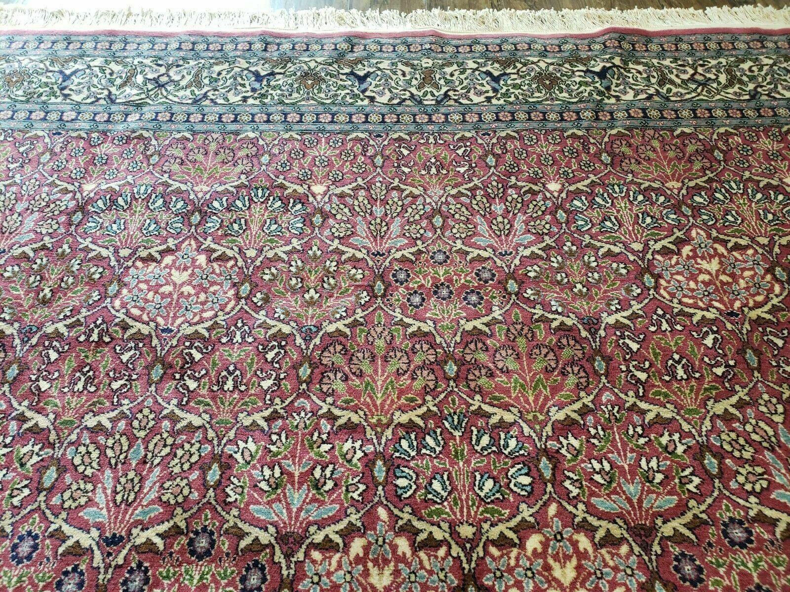 10' X 15' One-of-a-Kind Pakistan Hand-Knotted Wool Rug Red - Jewel Rugs