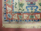 3' X 5' Vintage Art Deco Nichols Handmade Chinese Wool Rug Flowers Vase - Jewel Rugs