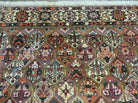 7' X 10' Antique Handmade Indian Wool Rug Floral Oriental Carpet Tribal Nice - Jewel Rugs