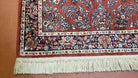 4x6 Karastan Rug, 4.3 x 6 Red Saroukk Karastan Carpet, Wool Vintage Area Rug #785 USA Made - Jewel Rugs