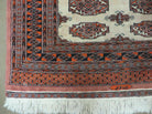 4' X 6' Vintage Handmade Bokhara Turkoman Pakistan Wool Rug Carpet Nice - Jewel Rugs