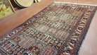 Vintage Persian Bakhtiari Rug, Four Seasons, Panels, Wool, Hand-Knotted, 5' 6" x 9' 5" - Jewel Rugs