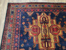 4x6 Handmade Balouch War Afghan Tribal Rug Organic Dyes Colorful 3' 2" X 5' 11" - Jewel Rugs