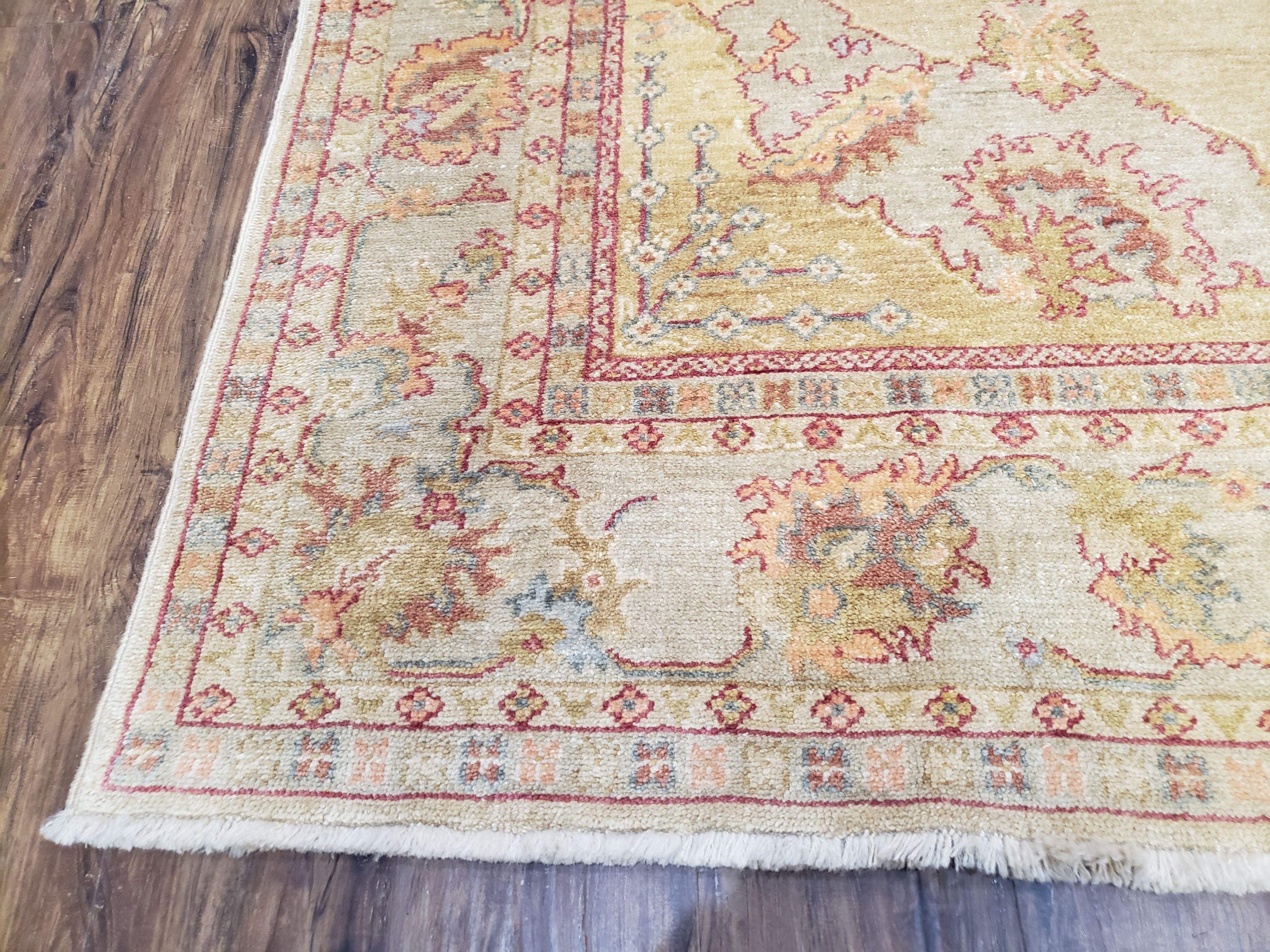 6x9 Turkish Oushak Rug, Wool Rug, Hand Knotted - Jewel Rugs