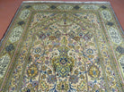 5' X 8' Handmade Knotted India Floral Wool Rug Mehrab Writing One Of A Kind Wow - Jewel Rugs