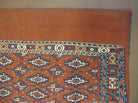 2'8" X 4' Antique Handmade Tribal Wool Rug Pillow Case Yamud Flat Weave Diamond - Jewel Rugs