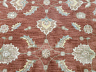 Karastan Rug 8' 6" x 11' 6", Sierra Mar 35505, Sedona Henna, Red and Cream, Traditional Indo Mahal Rug, Large Floral Design, Large Carpet - Jewel Rugs