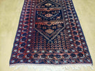 3' 4" X 5' 6" Vintage Handmade Pakistan Balouchi Balouch Tribal Wool Rug Nice - Jewel Rugs