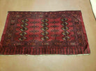 3' 1" X 5' 5" Antique Handmade Tribal Wool Rug Salor Turkoman Organic Dyes Wow - Jewel Rugs