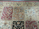 5' X 8' Xanadu Abstract Modern Hand Tufted Wool Rug Floral Flowers Paneled Nice - Jewel Rugs