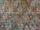 7' X 10' Antique Handmade Indian Wool Rug Floral Oriental Carpet Tribal Nice - Jewel Rugs