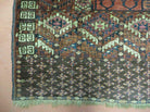 4' X 5' Antique Handmade Fine Tekkeh Turkoman Engsi Hatchli 4 Seasons Wool Rug - Jewel Rugs