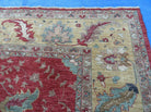 12' X 18' Vintage Handmade Egyptian Wool Red Area Rug Large Palace Size Carpet - Jewel Rugs