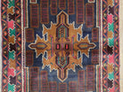 4x6 Handmade Balouch War Afghan Tribal Rug Organic Dyes Colorful 3' 3" x 6' - Jewel Rugs