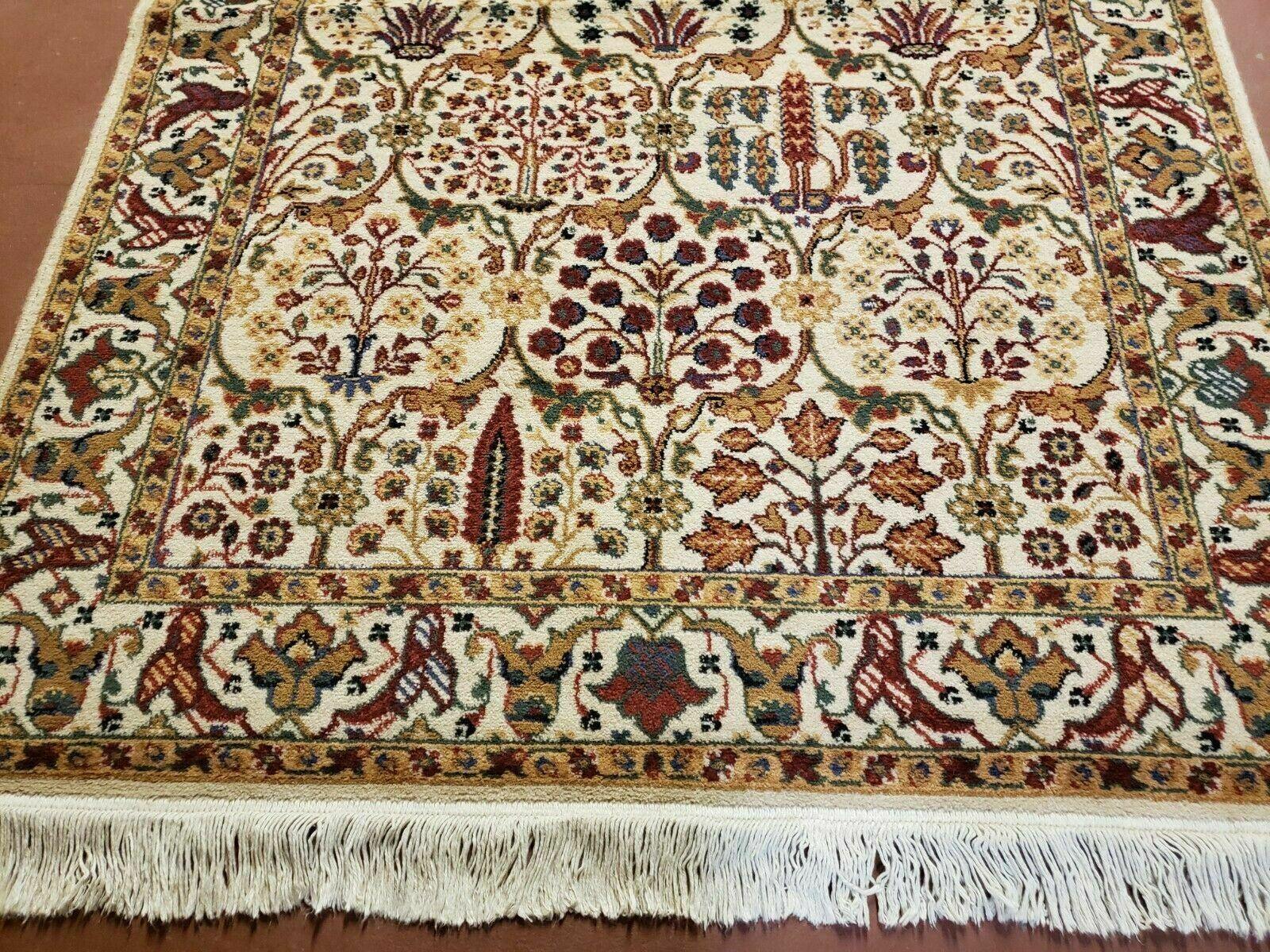 4' X 6' Samarkand Power Loomed Wool Rug Beige Nice - Jewel Rugs