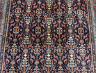 Karastan Rug 8.3 x 11.7 Williamsburg Collection Carters Grove #554, Midnight Blue Red Karastan Carpet, Room Sized Wool Oriental Rug, Allover - Jewel Rugs