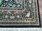 9' X 12' One-Of-A-Kind William Pakistan Oriental Hand-Knotted Wool Green Black - Jewel Rugs