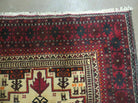 4' X 7' Vintage Handmade Pakistan Turkoman Bokhara Balouch Woven Wool Rug Nice - Jewel Rugs