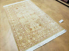 3' X 5' Vintage Handmade Fine Pakistan Oriental Floral Wool Rug Nice - Jewel Rugs