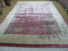 8' X 10' Handmade Art Deco Chinese Rug Plush Carving Carpet 90 Line Pink Rug - Jewel Rugs