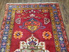 Semi Antique Persian Karajeh Runner Rug, Hand-Knotted, Wool, Medallions, 4'4" x 11' - Jewel Rugs