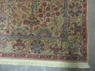 5' 6" X 8' 6" Karastan 650/103 Agra Ivory Wool Rug Belgium Rubaiyat Nice #816 - Jewel Rugs