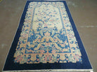 4' X 7' Antique Handmade Chinese Fette Peking Art Deco Wool Rug Butterfly Dragon - Jewel Rugs