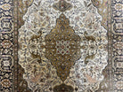 3' X 5' Vintage Fine Handmade Turkish Oriental Silk Rug 400 KPSI Birds Wow - Jewel Rugs