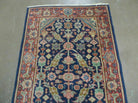 2' 2" X 9' Vintage Handmade Turkish Wool Runner Blue Oriental Rug Nice - Jewel Rugs