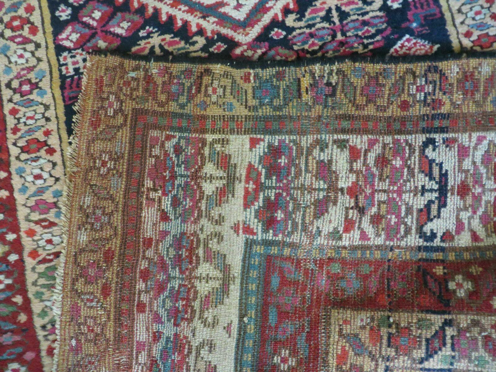 4' X11' Antique Handmade Turkish Anatolian Wool Corridor Kalegy Runner Rug - Jewel Rugs