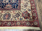 Karastan Rug 8.8 x 12 Herat Floral #900-904, Wool Karastan Carpet, Blue and Beige, Allover Herati Pattern, Samovar Teawash, Vintage Rug 9x12 - Jewel Rugs