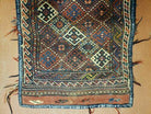 13" X 36" Antique Handmade Caucasian Shahsavan Wool Area Saddlebag Rug Collectible Nice - Jewel Rugs