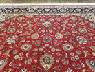 9' X 12' Vintage Handmade Oriental Pak Pakistan Floral Wool Area Rug Red Nice - Jewel Rugs