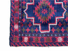 2' 9" X 4' 5" Vintage Handmade Tribal Wool Rug Balouchi Rug Afghan Rug Red Blue - Jewel Rugs