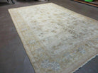 6' X 9' Antique Handmade Turkish Oushak Wool Rug Carpet Nice - Jewel Rugs