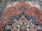 6' X 9' Vintage Handmade Indian Medallion Wool Rug Veg Dyes Nice # M702 - Jewel Rugs