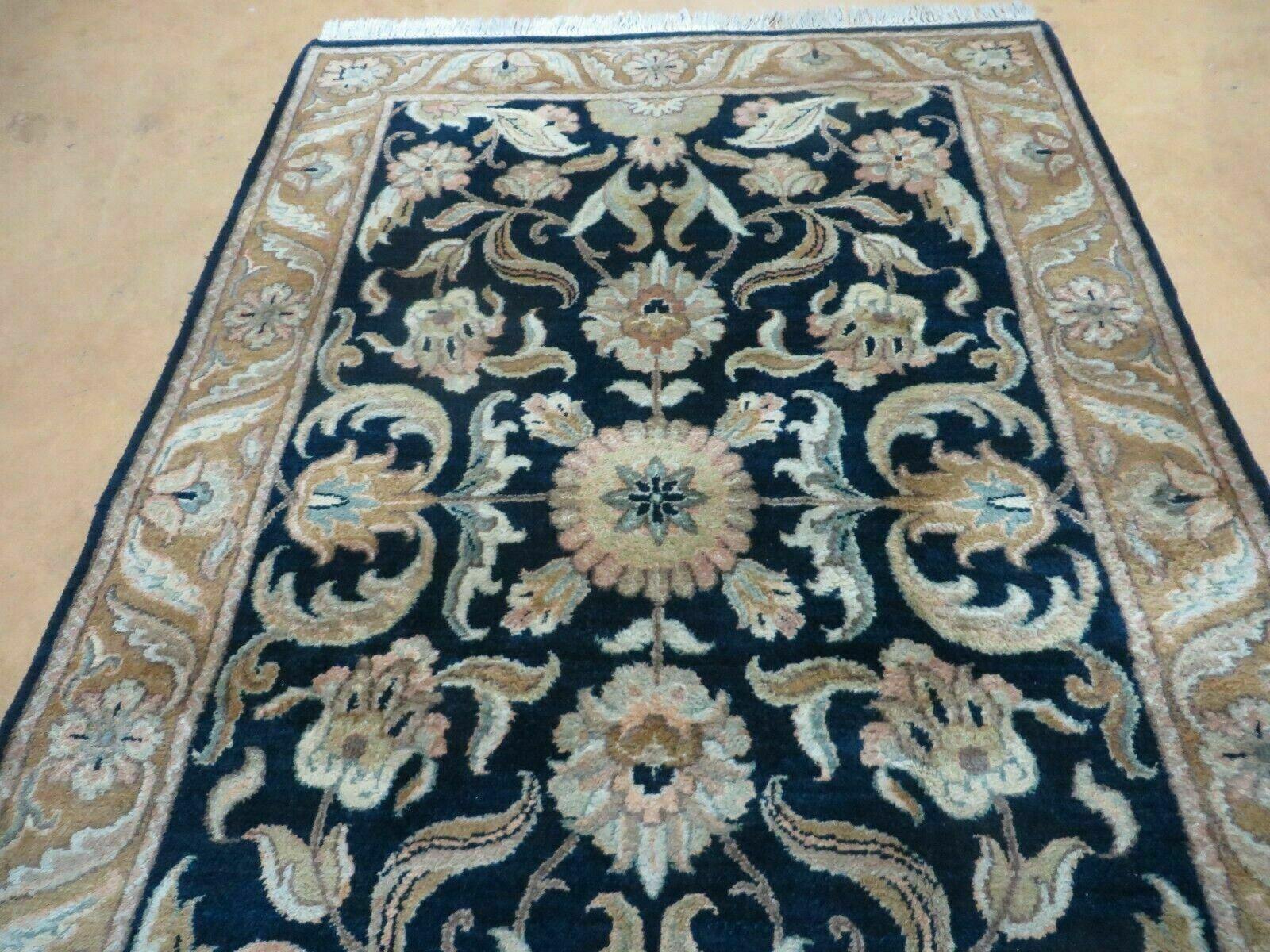 4' X 6' Handmade Indo Persian Royal Jaipur Wool Rug Carpet Nice - Jewel Rugs